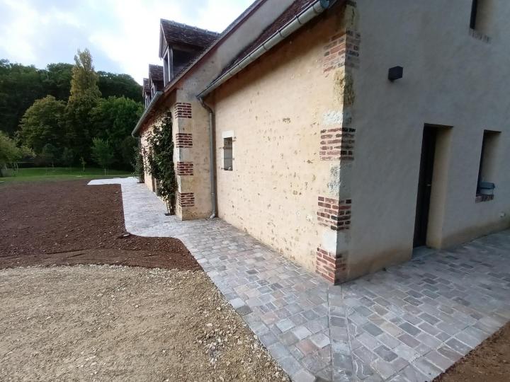 Travaux de dallage de jardin à L'Aigle